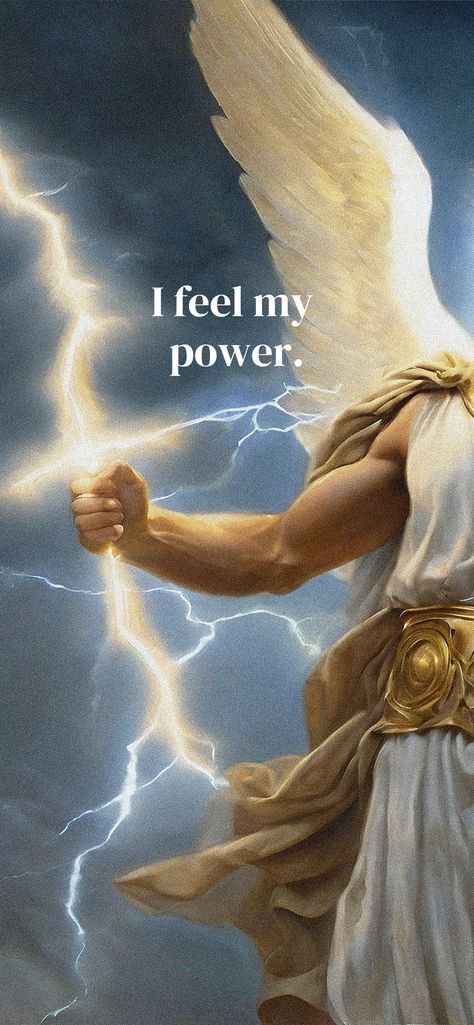 power. zeus. archangel. lockscreen. full collection on my website 🌻 🍯🪞⚡ Wallpaper Powerful, Zeus Wallpaper, Zeus Aesthetic, Angels Wallpaper, Wallpaper God, Power Wallpaper, Arte Occulta, Spiritual Wallpaper, Wallpaper Themes