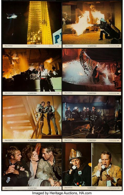 Inferno Movie, The Towering Inferno, Movie Classics, Paul Newman, The Best Films, Lobby Cards, Movie Posters, Art, Film Posters