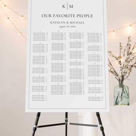 Olive Leaf Wedding, Alphabetical Seating Chart Wedding, Minimalist Border, Alphabetical Seating Chart, Wedding Branches, Monogram Wreath, Wedding Leaves, Leaf Wreath, Olive Leaf