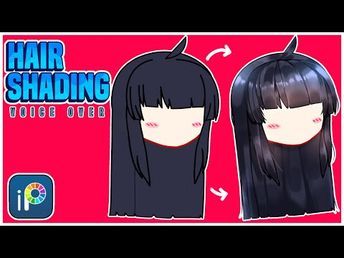 How To Edit Hair Ibis Paint Gacha, How I Shade Hair, How To Shade Black Hair, Black Hair Shading, How To Shade Hair Gacha, How To Edit Gacha Hair, How To Edit Gacha, How To Shade Hair, Gacha Hair Edit