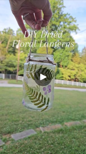 263 reactions · 14 shares | These “lanterns” are such a simple and beautiful decoration for your summer patio!

Supplies needed: empty/clean jar, dried florals of your choice, modge podge, paint brush, twine, fairy lights (only $1 per strand and linked in stories, or comment SHOP for a link DM!)

** Did you see our microwave dried flowers? Check my recent reel if you didn’t - you can have your own dried florals ready in just minutes!! **

Use modge podge to secure your florals to the outside of the jar. Let it dry, and add another coat over the whole thing. Use twine to make a hanger and add your fairy lights. Find the perfect spot on your patio and enjoy those sweet summer vibes. (Note: These are not waterproof and should not be left outside indefinitely.) 

Will you try this easy DIY? Fo Eco Friendly Diy, Summer Patio, Dried Florals, Modge Podge, The Jar, Beautiful Decoration, Dried Floral, Sweet Summer, Paint Brush