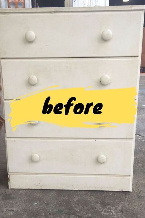 Dresser Makeover With Wallpaper, Painted Dressers Before And After, Plain Dresser Makeover, Kids Dresser Ideas, Wallpaper On Dresser, Ikea Dresser Makeover, Chest Of Drawers Makeover, Cheap Dresser, Unique Dresser