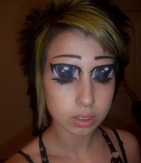 BadTattoosEyes Make Up Yeux, Eyeball Tattoo, Anime Eye Makeup, Funny People Pictures, Anime Makeup, Makeup Hacks Tutorials, Weird Tattoos, Bad Tattoos, Crazy Eyes