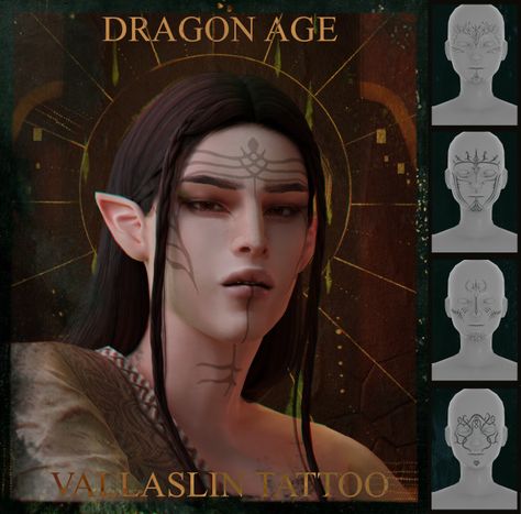 (15) Escapist no Tumblr Sims 4 Cc Face Markings, Dragon Cc Sims 4, Sims 4 Astarion, Sims 4 Tiefling, Sims 4 Samurai, Fantasy Cc Ts4, Sims4 Fantasy Cc, Sims 4 Elven Cc, Sims Fantasy Cc