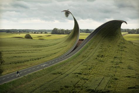 Erik Johansson's Behind the Scenes Look at "Cut & Fold" - Tuts+ Design & Illustration Article Illusion Fotografie, Optical Illusion Photos, Erik Johansson, Laura Makabresku, Illusion Photography, Illusion Photos, Surreal Photos, Montage Photo, Surrealism Photography