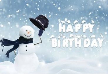 Winter Happy Birthday, Snow Images, Birthday Wrapping Paper, Winter Images, Winter Birthday, Happy Birthday Parties, Birthday Meme, Wishes Images, Happy Birthday Quotes