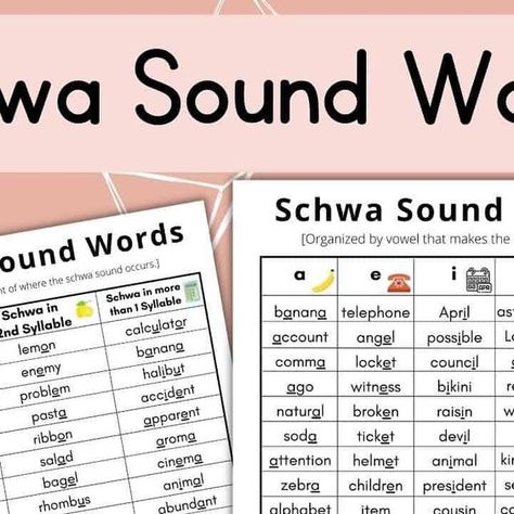 Literacy Learn | Katie & Laura on Instagram: "Get two FREE printable lists with 128 Schwa Sound words and examples, organized with words based on the placement of the schwa sound or vowel that makes the schwa sound. 👉👉 Comment “schwa!” and we’ll DM you the link, or go to the blue link in our profile to get it! #scienceofreading #readingteacher #schwa #ogteachers #ortongillingham" Schwa Sound Anchor Chart, Schwa Sound, Lemon Banana, Orton Gillingham, Sound Words, Reading Teacher, Anchor Charts, Sound, Literacy