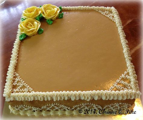 Back in 2011, when I was still trying to figure out how to make a caramel cake similar to Estrel's , I wasn't sure what kind of buttercrea... Yema Cake Design, Caramel Cake Design, Yema Cake Recipe, Filipino Cake, Yema Cake, Cookie Swap Recipes, Philippine Cuisine, Pinoy Dessert, Caramel Cake Recipe