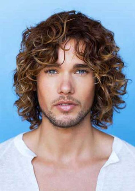 Balding Mens Hairstyles, Long Curly Hair Men, Men's Curly Hairstyles, Men's Long Hairstyles, Thick Curly Hair, Boys With Curly Hair, Popular Haircuts, Corte De Cabelo Masculino, Curly Hair Men