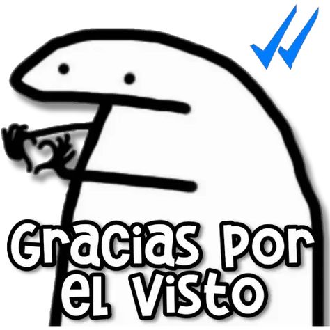 GetSticker for WhatsApp: The Home of Free Stickers - Create & Download Your Own Sticker Packs - Gracias por el Visto,@paraquavita_01 jaja si soy,Amor @Giseelove_stickers De mi vida Sticker Whatsapp, Imessage Sticker, Stickers Whatsapp, Funny Stick Figures, Funny Spanish Jokes, Spanish Jokes, Funny Spanish Memes, Creative Gifts For Boyfriend, Spanish Humor