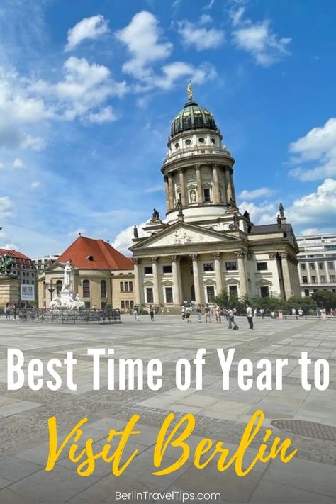 When is the best time to visit Berlin? Berlin in January is different from Berlin in October. Plan your trip based on weather, events, and more. Visit Berlin, Germany Fashion, Berlin Travel, Berlin Berlin, Cities In Germany, Cruise Excursions, Visit Germany, Berlin Fashion Week, Beer Garden