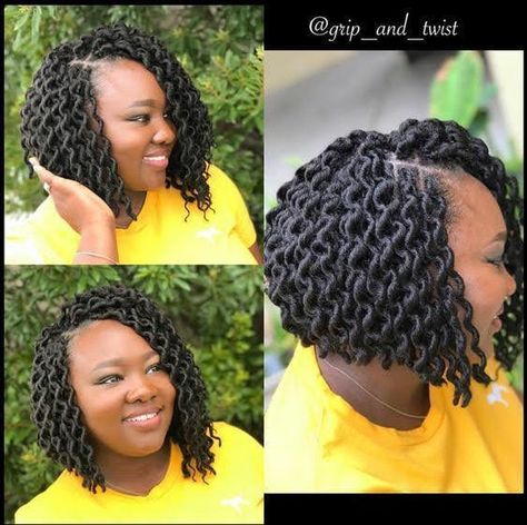 Short Crochet Hairstyles, Short Crochet, Curly Crochet Hair, Bob Braids Hairstyles, Crochet Hairstyles, Big Braids, Curly Crochet Hair Styles, Crochet Styles, Bob Braids