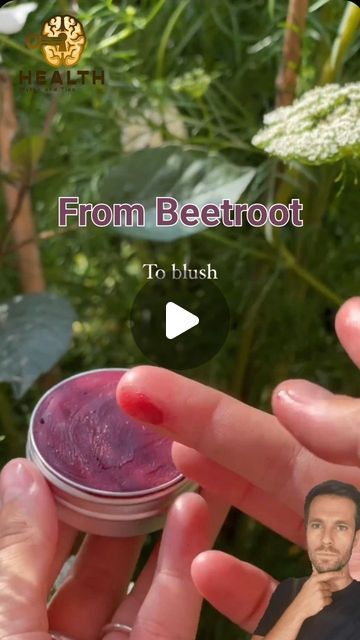 Beetroot Lip Balm Diy, Beetroot Lip Balm, Homemade Blush, Beetroot Powder, Diy Lip Balm, Cream Base, Diy Lips, Double Boiler, Rosehip Oil