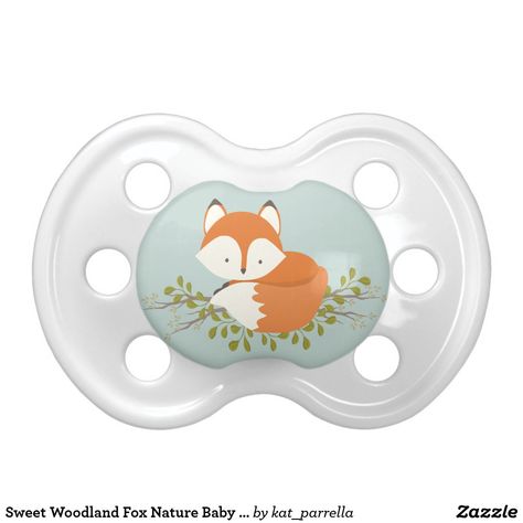 Pacifier Boy Pacifier, Baby Boy Booties, Mom Dr, Twin Baby Boys, Adorable Illustration, Baby Products Packaging, Fox Nursery, Baby Pram, Leaves And Branches