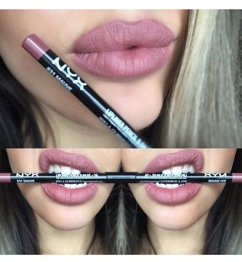 Nyx Slim Lip Pencil, Mauve Lips, Kylie Jenner Lips, Nyx Lip, Lip Pencil, Nyx Cosmetics, Love Makeup, Beautiful Makeup, Lip Liner