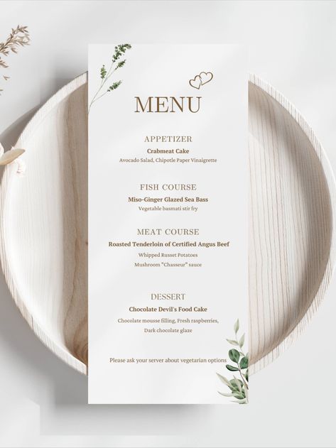 Menu Design Inspiration Creative, Wedding Food Menu Card, Wedding Buffet Menu, Wedding Menu Ideas, Wedding Menus Design, Wedding Food Menu, Menu Design Inspiration, Menu Card Design, Printable Wedding Menu