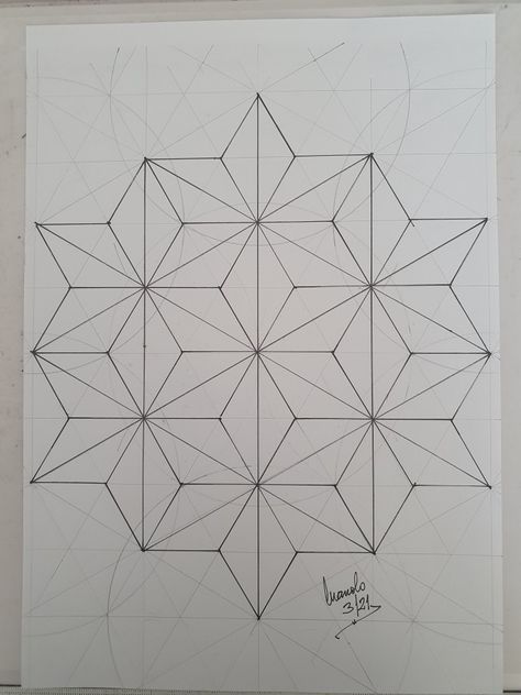 Geometry Rangoli Designs, Rangoli Geometric Design, Geometric Rangoli Designs, Modulo Art Design Pattern, Geometric Rangoli, Pattern Design Drawing, Rangoli Designs Simple Diwali, Rangoli Side Designs, Simple Rangoli Designs Images