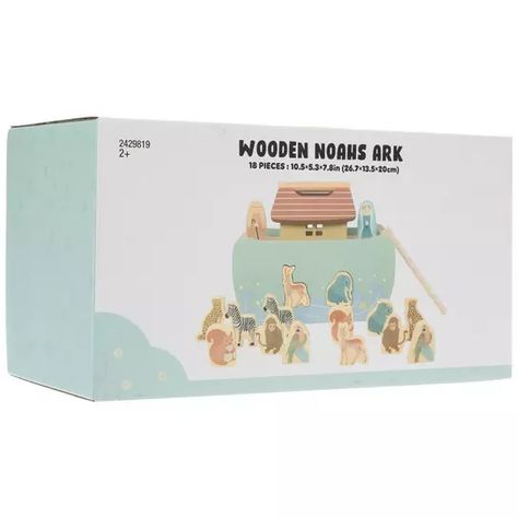 Noah's Ark Wood Toy | Hobby Lobby | 2429819 Noah's Ark Birthday Party, Noahs Ark Party, Sunday School Classroom, Twins 1st Birthdays, Noah S Ark, The Ark, Bible Story, Noah's Ark, Educational Baby Toys