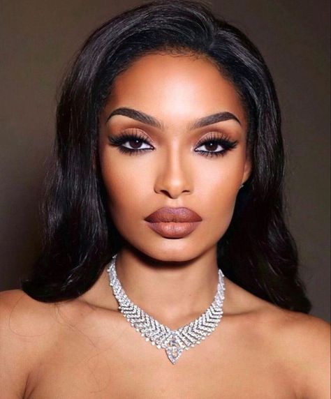 Brown Smokey Eye Makeup, Sultry Makeup, Asian Makeup Tutorials, Glam Wedding Makeup, Face Charts, Make Up Tutorials, Makeup For Black Skin, Brown Skin Makeup, Glam Makeup Look