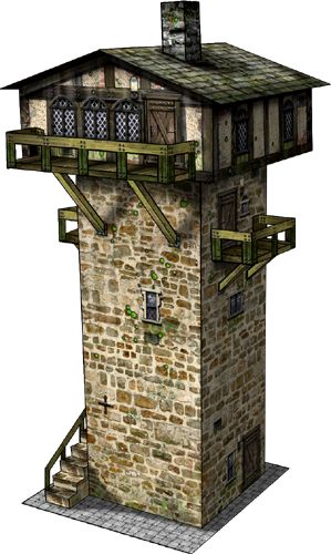 Watch Tower Paper Model | Dave's Games Redstone Ideas, Minecraft Building Ideas, Minecraft Toys, Planet Coaster, Pixel Art Templates, Art Templates, Nordland, How To Play Minecraft, Cool Minecraft