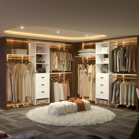 Room Closet Ideas, Boutique Style Closet, Closet Organization Designs, Drawers Closet, Tiny Castle, Diy Walk In Closet, Comfy Room, Master Closet Design, Smart Closet