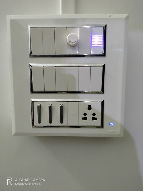 Swich Bord Design, Switches Design, Modern Light Switches, Simple False Ceiling Design, Switch Board, Decorative Switch Plate, Tv Unit Interior Design, Small House Front Design, Urban Interiors