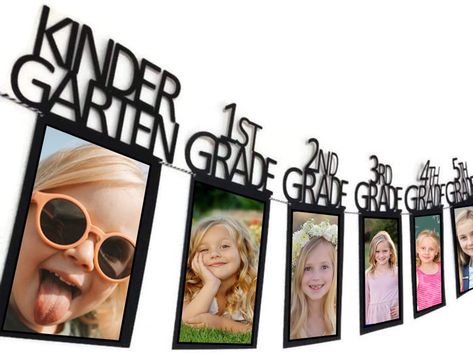 PRICES MAY VARY. Package Included: 13-piece Class of 2024 photo banner set; Size: 9.6X5.1 inch; Rope length: 9.8 ft/3 m The suitable photo size is 6X4 inch/15.2x10.2 cm Perfect way to display K-12 school pictures and Senior pictures for your graduation party. Celebrate your grad's graduation party with this one of a kind graduation banner! This is also great for room decor Each customize congratulations banner holds a annual photo. Each frame will hold one vertical photo. Extra space on each sid Graduation Photo Displays, Graduation Photo Banner, Backyard Graduation Party, Outdoor Graduation Parties, Outdoor Graduation, Congratulations Banner, Senior Graduation Party, Graduation Party Diy, 8th Grade Graduation