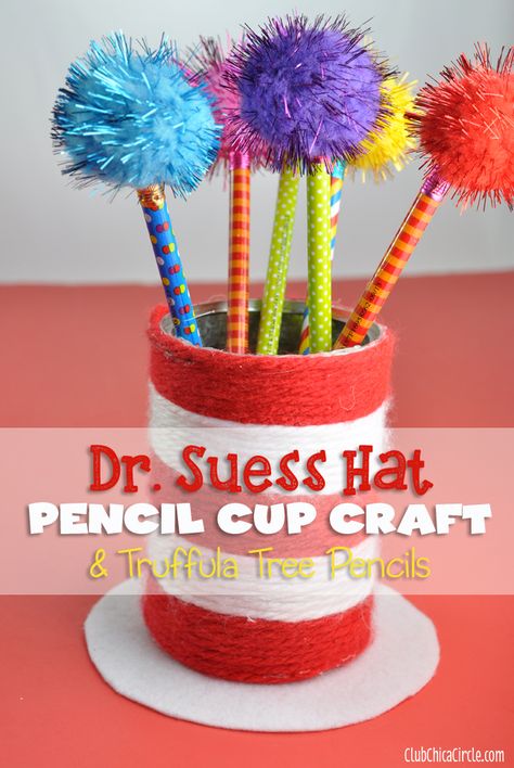 Dr. Seuss Crafts Day 3 ~ * THE COUNTRY CHIC COTTAGE (DIY, Home Decor, Crafts, Farmhouse) Dr. Suess, Dr Seuss Classroom, Dr Seuss Crafts, Seuss Classroom, Seuss Crafts, Dr. Seuss, Dr Seuss Week, Dr Seuss Day, Dr Seuss Birthday