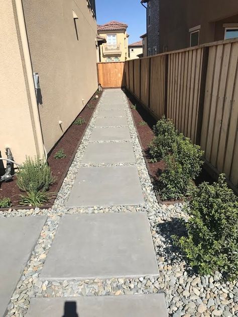 Backyard Landscaping- Concrete Pavers - Contemporary - Landscape - San Francisco - by David Shawn Taylor (DSTscaping) | Houzz Paver Pathway Ideas, Front Yard Walkway Ideas, Yard Walkway Ideas, Outdoor Transformation, Shawn Taylor, Concrete Pavers Walkway, Backyard Vibes, Sidewalk Landscaping, Backyard Decorations