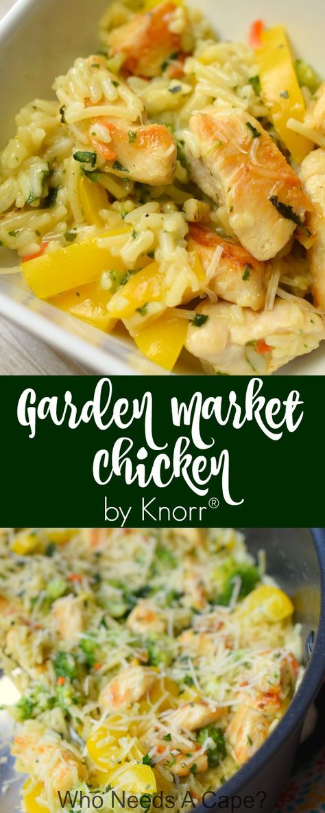 Knorr Recipes Chicken, Knorr Sides Recipes, Knorr Pasta Sides Recipes, Knorr Rice Recipes, Pasta Sides Recipes, Knorr Vegetable Dip, Knorr Pasta Sides, Buttered Rice Recipe, Knorr Rice Sides