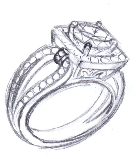 Wedding Rings Drawing Art, Drawing Art Beautiful, Wedding Ring Drawing, Rings Drawing, Side Ponytails, High Bun Hairstyles, Messy Bob Hairstyles, Jewellery Design Sketches, Jewelry Design Drawing