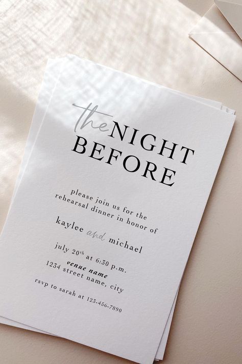 Wedding Dinner Rehearsal Ideas, Rehearsal Party Invitations, Wedding Simple Invitations, Home Rehearsal Dinner Ideas, Rehearsal Dinner Order Of Events, Elegant Dinner Invitation, March Wedding Invitations, Wedding Invitations Rsvp Online, At Home Rehearsal Dinner Ideas