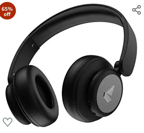 Controls- You can control your music without hiccups using the easy access controls, communicate seamlessly using the built-in mic, access voice assistant and always stay in the zone

Earcushions- It has been ergonomically designed and structured as an on-ear headphone to provide the best user experience with its comfortable padded earcushions and lightweight design

Connectivity- Enjoy a wireless connectivity via its Bluetooth v5.0 and wired connectivity with its AUX port. Audio Sound, Headphone With Mic, Wired Headphones, Ear Headphones, Bluetooth Headphones Wireless, Wireless Headset, Battery Backup, Bluetooth Headset, Computer Peripherals