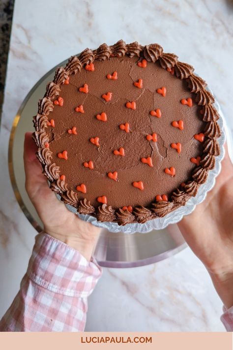 Chocolate Cake For Valentines Day, Chocolate Cake With Chocolate Icing Birthday Cake, Cute Chocolate Birthday Cake, Chocolate Engagement Cake, Chocolate Cake Valentines Day, Cake Decorated With Chocolates, Mini Chocolate Ganache Cake, Chocolate Birthday Cake Easy, Easy Chocolate Birthday Cake Ideas