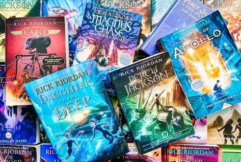 Books Like Percy Jackson, Rick Riordan Book Series, Magnus Chase Books, Sadie Kane, The Last Olympian, Son Of Hades, Sea Of Monsters, Books You Should Read, Middle Grade Books