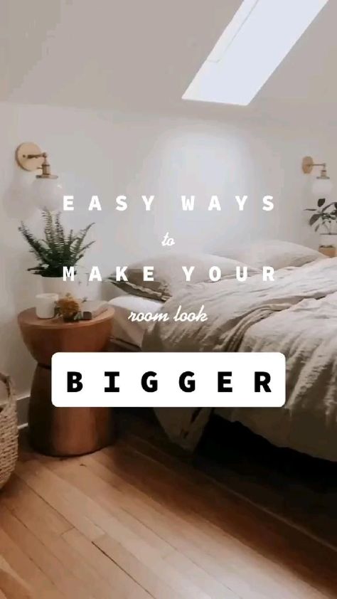 Bedroom Videos, Small Room Makeover, Stylish Room Decor, Small Room Design Bedroom, Small Bedroom Designs, Dekorasi Kamar Tidur, Living Modern, Small Bedroom Decor, Small Room Design