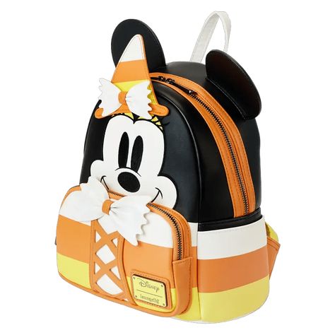 Disney Loungefly Backpack, Stylish Halloween Costumes, Disney Candy, Mini Mochila, Halloween Candy Corn, Loungefly Bag, Disney Bag, Minnie Mouse Ears, Loungefly Disney