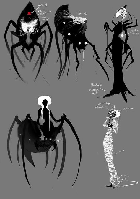 Spider Lady, Spider Witch, Costume Design Sketch, Spider Queen, Pet Spider, Spider Art, Dark Artwork, Sports Bottle, Monster Concept Art