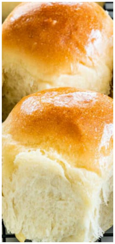 Recipes With Active Yeast, Instant Yeast Dinner Rolls Recipe, Quick Yeast Recipes, Crispy Dinner Rolls, Southern Yeast Rolls, Old Fashioned Yeast Rolls, Rapid Rise Instant Yeast Bread Recipes, White Dinner Rolls, Homemade Rolls With Active Dry Yeast