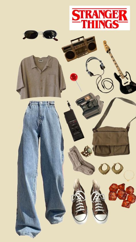 Another Stranger Things outfit! #strangerthings #outfitinspo #80s Aesthetic 1980s Outfits, 1985 Outfits Stranger Things, Cute 80’s Outfits, Shein 80s Outfits, Clothes From The 80s Outfits, Vintage Outfits 80s Retro Woman, Stranger Things Outfit Inspiration 80s, 80s College Fashion, Fashion Outfits 80s Style