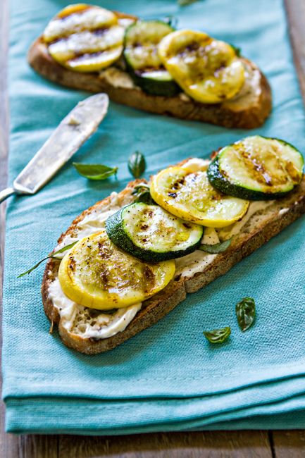 Grilled Summer Squash Sandwich Squash Sandwich, Grilled Zucchini And Squash, Zucchini Sandwich, Zucchini And Squash, Spring Board, Laughing Cow, Grilled Zucchini, Yellow Squash, Sandwich Recipe