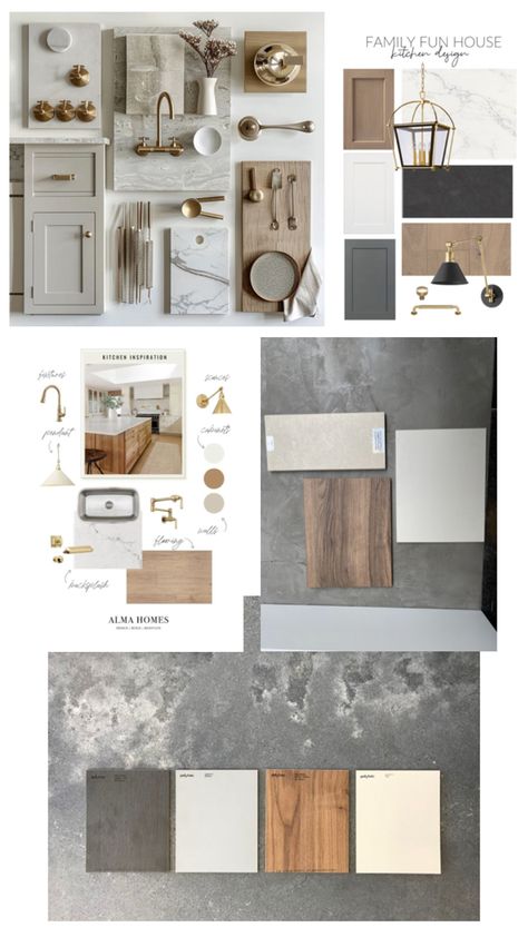 küche bad Color Schemes Kitchen, Kitchen Mood Board Colour Palettes, Color Palette Kitchen, Palette Kitchen, Material Color Palette, Cabinet Makeover Diy, Interior Design Color Schemes, Materials Board Interior Design, Materials Board