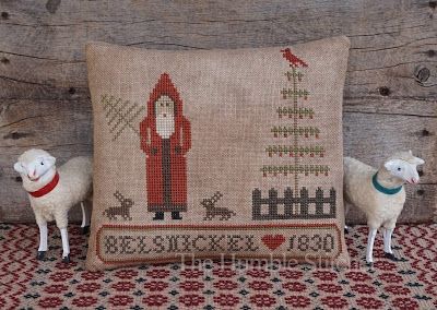 The Humble Stitcher Paper Cross Stitch, Paper Cross, Primitive Cross Stitch Patterns, Primitive Christmas Decorating, Santa Cross Stitch, Cross Stitch Christmas Stockings, Winter Cross Stitch, Cross Stitch Christmas Ornaments, Cross Stitch Patterns Christmas