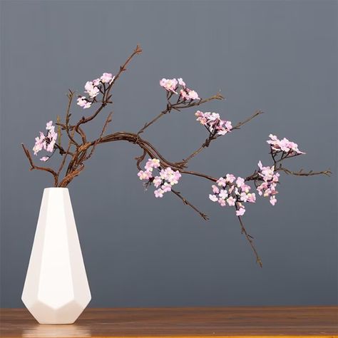 Cherry Blossom Wedding Decor, Flowers Cherry Blossom, Branches Wedding, Pink Wedding Decorations, Cherry Blossom Wedding, White Cherry Blossom, Cherry Flower, Cherry Blossom Branch, Artificial Silk Flowers