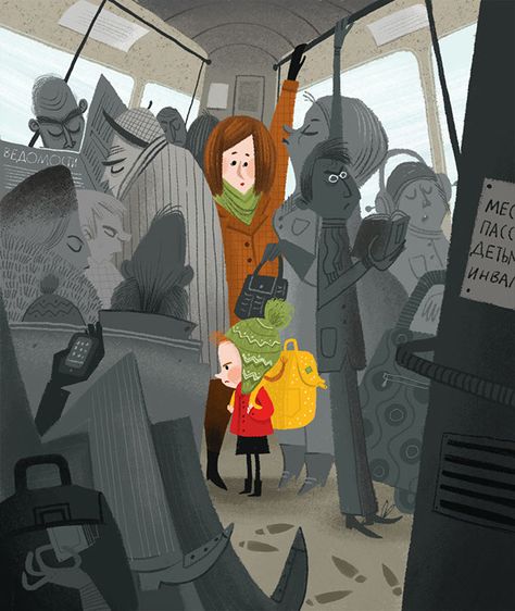 동화 삽화, By Bus, Picture Books Illustration, Art Et Illustration, 영감을 주는 캐릭터, Childrens Illustrations, Illustrations And Posters, Illustration Character Design, Editorial Illustration