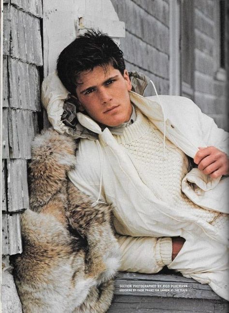 Michael Schoeffling by Bruce Weber (1981) Michael Schoeffling, Gq Mens Style, Bruce Weber, Hey Handsome, Weak In The Knees, Gq Men, Young Actors, Classic Films, Role Models