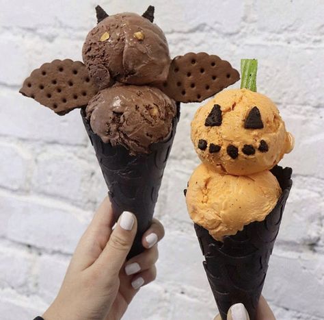 Halloween Decorations, Ice Cream, Cream, Orange, Halloween, Instagram