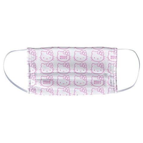 Cute Face Mask Design, Hello Kitty Merchandise, Cute Masks, Hello Kitty Rooms, Cute Mask, Mask Cute, Hello Kitty Party, Cute Face Mask, Makeup Remover Wipes