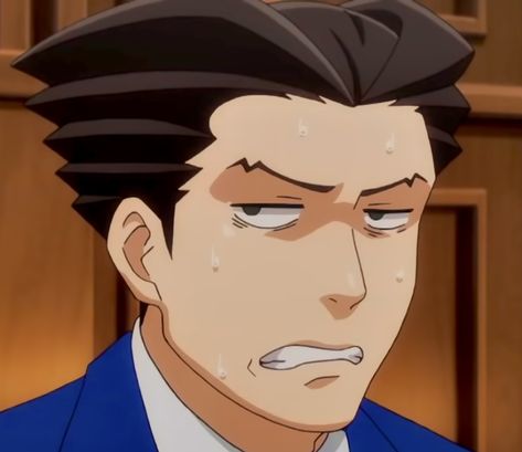 Phoenix Wright Pfp, Phoenix Wright Icon, Funny Lawyer, Phoenix Wright, Ace Attorney, The Magicians, Phoenix, Anime, Art