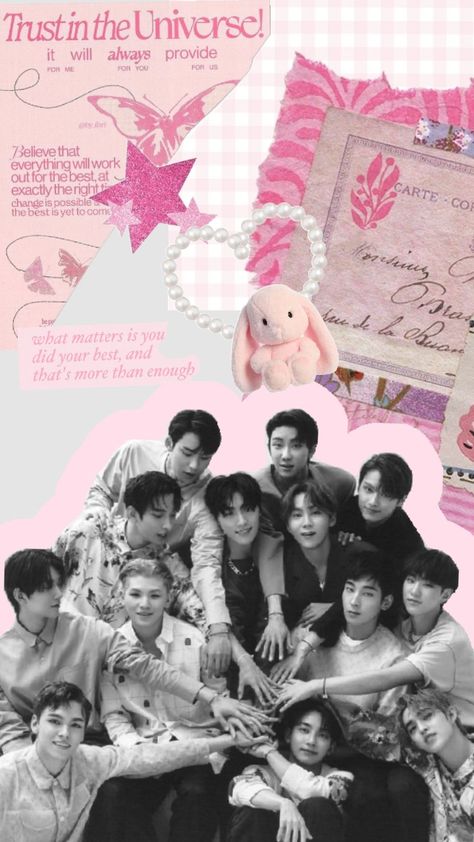 Seventeen pinky #Shuffleedits #Seventeen #kpop #4u #pinterestshuffle #scrap Seventeen Shuffle, Seventeen Collage, Joshua Svt, Seventeen Going Seventeen, Going Seventeen, Wall Papers, Cha Eun Woo, Aesthetic Backgrounds, Seventeen